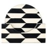Coaster Jula (Black/white) Coaster Jula (Black/white)