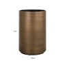 Planter Dira 50 (Brushed Gold) Planter Dira 50 (Brushed Gold)
