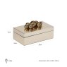 Storage box Norah (Gold) Storage box Norah (Gold)
