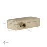 Storage box Trace small (Gold) Storage box Trace small (Gold)