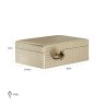 Storage box Trace big (Gold) Storage box Trace big (Gold)