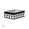Storage Box Licia Big (Black/white) Storage Box Licia Big (Black/white)
