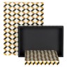 Storage box Frences set of 2 (Black/gold) Storage box Frences set of 2 (Black/gold)