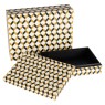 Storage box Frences set of 2 (Black/gold) Storage box Frences set of 2 (Black/gold)