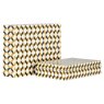 Storage box Frences set of 2 (Black/gold) Storage box Frences set of 2 (Black/gold)