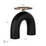 Candle holder Livi small (Black/gold) Candle holder Livi small (Black/gold)