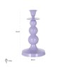 Candle holder Ryan Purple Candle holder Ryan Purple