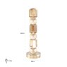 Candle holder Meral big (Brown) Candle holder Meral big (Brown)