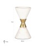 Candle holder Jurre (White) Candle holder Jurre (White)