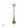 Candle holder Presley big (Gold) Candle holder Presley big (Gold)