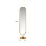 Mirror Moya on stand (Gold) Mirror Moya on stand (Gold)