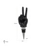 Bottle stop Charona (box of 6 pieces) (Black) Bottle stop Charona (box of 6 pieces) (Black)