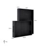 Tray Blane black croco set of 2 (Black) Tray Blane black croco set of 2 (Black)