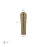 Vase Dana small (Gold) Vase Dana small (Gold)