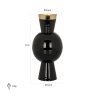 Vase Florence (Black/gold) Vase Florence (Black/gold)