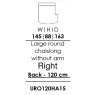 Skandia Large Round Chaise longue Without Arm (Right) - (UO120HA15) Skandia Large Round Chaise longue Without Arm (Right) - (UO120HA15)