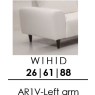 Skandia 26cm Arm - Left - (AR1V) Skandia 26cm Arm - Left - (AR1V)