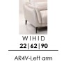 Skandia 22cm Arm - Left - (AR4V) Skandia 22cm Arm - Left - (AR4V)