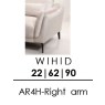 Skandia 22cm Arm - Right - (AR4H) Skandia 22cm Arm - Right - (AR4H)