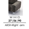 Skandia 27cm Arm - Right - (AR5H) Skandia 27cm Arm - Right - (AR5H)
