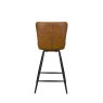Pair of Isla Swivel Bar Stools (Tan Distressed PU) Pair of Isla Swivel Bar Stools (Tan Distressed PU)