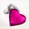 Brushed Pink Heart Trinket Box