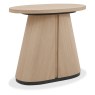 Luma Scandi Oak & Peppercorn Oval Lamp Table