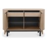 Luma Scandi Oak & Peppercorn Narrow Sideboard