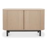 Luma Scandi Oak & Peppercorn Narrow Sideboard