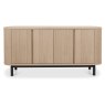 Luma Scandi Oak & Peppercorn Wide Sideboard