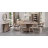 Luma Scandi Oak & Peppercorn 6 Seater Dining Table (200 x 110cm)