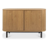 Luma Rustic Oak & Peppercorn Narrow Sideboard Luma Rustic Oak & Peppercorn Narrow Sideboard