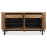 Luma Rustic Oak & Peppercorn Wide Sideboard Luma Rustic Oak & Peppercorn Wide Sideboard