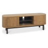 Luma Rustic Oak & Peppercorn Entertainment Unit Luma Rustic Oak & Peppercorn Entertainment Unit
