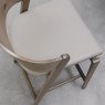 Luma Grey Oiled Oak Bar Stool - Grey Bonded Leather Luma Grey Oiled Oak Bar Stool - Grey Bonded Leather