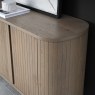 Luma Grey Oiled Oak & Peppercorn Narrow Sideboard Luma Grey Oiled Oak & Peppercorn Narrow Sideboard