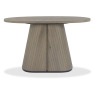 Luma Grey Oiled Oak & Peppercorn Oval Console Table Luma Grey Oiled Oak & Peppercorn Oval Console Table