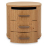 Luma Knotty Oak & Weathered Oak 3 Drawer Nightstand Luma Knotty Oak & Weathered Oak 3 Drawer Nightstand