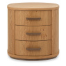 Luma Knotty Oak & Weathered Oak 3 Drawer Nightstand Luma Knotty Oak & Weathered Oak 3 Drawer Nightstand