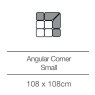 Kingsley Angular Corner Small Module by 3C Candy