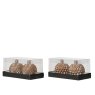 Candle Paraffin Bauble Metallic Glitter