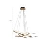 Amira Gold Chandelier by Richmond Interiors Amira Gold Chandelier by Richmond Interiors