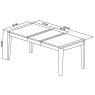 Chester Oak 4-6 Extending Dining Table (140-185cm) by Bentley Designs Chester Oak 4-6 Extending Dining Table (140-185cm) by Bentley Designs