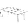 Chester Oak 6-8 Extending Dining Table (185 - 235cm) by Bentley Designs Chester Oak 6-8 Extending Dining Table (185 - 235cm) by Bentley Designs