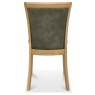 Pair of Chester Oak Upholstered Dining Chairs - Mocha Fabric by Bentley Designs Pair of Chester Oak Upholstered Dining Chairs - Mocha Fabric by Bentley Designs