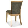 Pair of Chester Oak Upholstered Dining Chairs - Mocha Fabric by Bentley Designs Pair of Chester Oak Upholstered Dining Chairs - Mocha Fabric by Bentley Designs