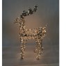 LED Gold Foil Reindeer 600L 60cms