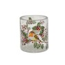Robin & Holly Tealight 7cm