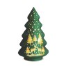 LED Glass Tree Green 19cm