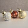 LED Bauble Deco Red 12cms LED Bauble Deco Red 12cms